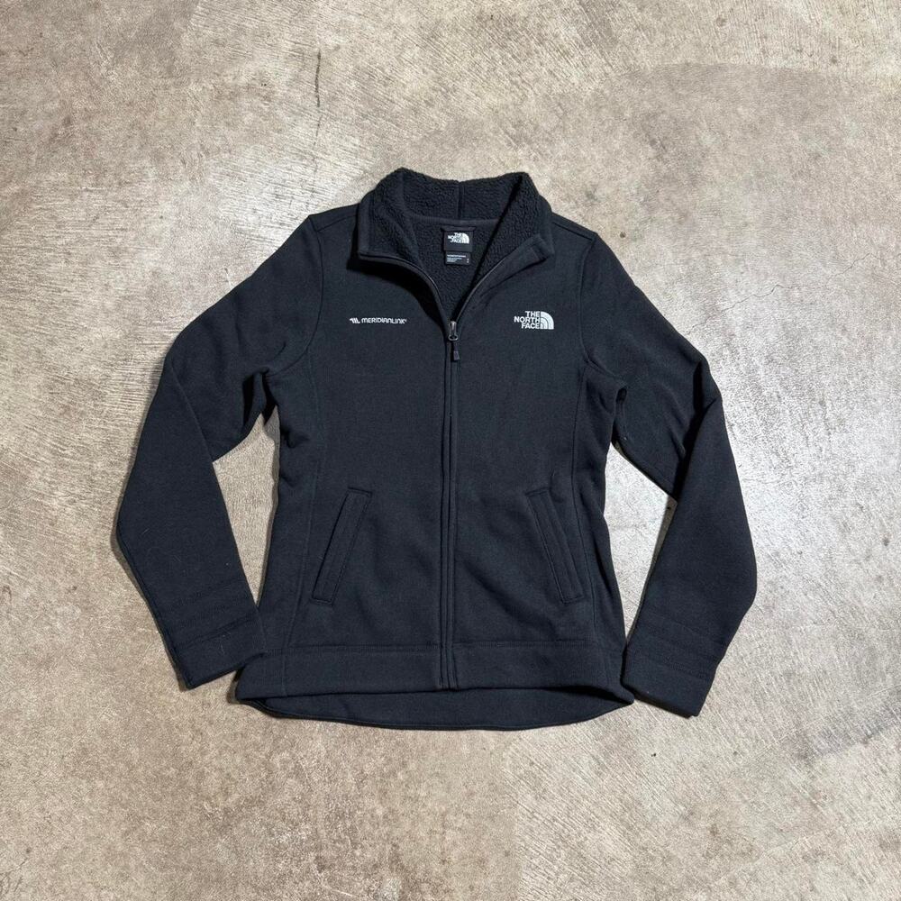 Black The North Face Zip Up Jacket
